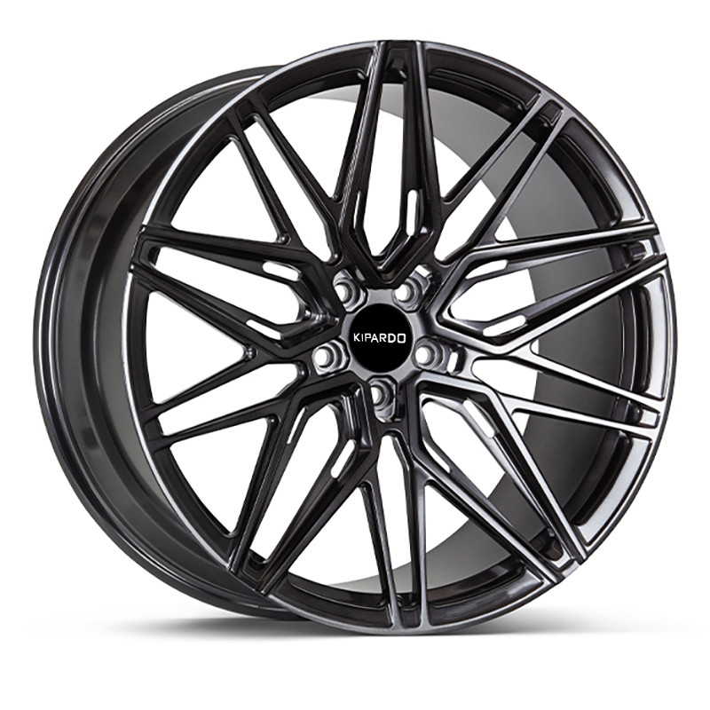 18X 8.5J 5x114.3 Deep Dish Cast Alloy Wheels Machined surface color