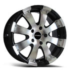 Customized Black 17 Inch Aluminum Wheel Rims With 4 Holes