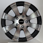 Customized Black 17 Inch Aluminum Wheel Rims With 4 Holes