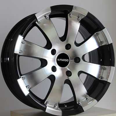 Customized Black 17 Inch Aluminum Wheel Rims With 4 Holes