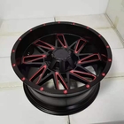 Matt Black Aluminium Car Alloy Wheel Rims 20 Inch PCD 6x139.7