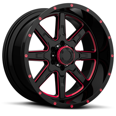 20 Inch 6x139.7 Rims Aluminum Car Alloy Wheels Matte black color